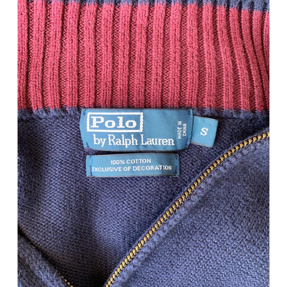 Polo by Ralph Lauren Vintage Sweater Cotton Small - Picture 5 of 7